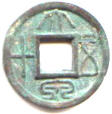 CHINA TA CH'IEN WU SHIH (50 CASH) COIN 7-14AD S120+ CHINA TA CH'IEN WU SHIH (50 CASH) COIN 7-14AD