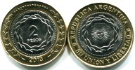 Argentina 2 Pesos 2010 May Revolution