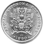 Azores 25 Escudos 1980