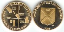 Balleny Islands 1 Dollar 2005