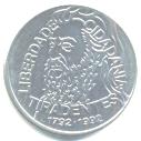Brazil 5000 Cruzieros 1992 Tirandentes