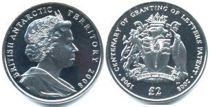 British Antarctic Territory 2008 Two Pound coin