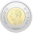 Obverse of Canada 2 Dollars 2025 depicting King Charles III Obverse of Canada 2 Dollars 2025 depicting King Charles III