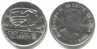 Canada 25 Cents 2009 Cindy Klassen