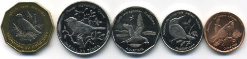 Cape Verde coins picture native birds