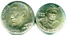 Cape Verde 10 & 20 Escudos coins 1982 KM 19 & KM20