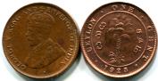 Ceylon 1 Cent of George V
