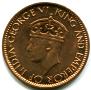 Ceylon 1 Cent of George VI