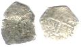 Spanish American 1/2 Real silver cob