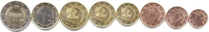 2008 Cyprus Euro coin set