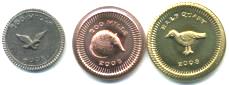 3 coin set from The Most Serene Republic of Excelsior