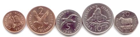 Falkland Islands coin set