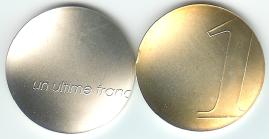 Final French Franc coin
