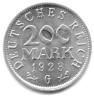 Germany - Weimar Republic 200 Mark coin 1923