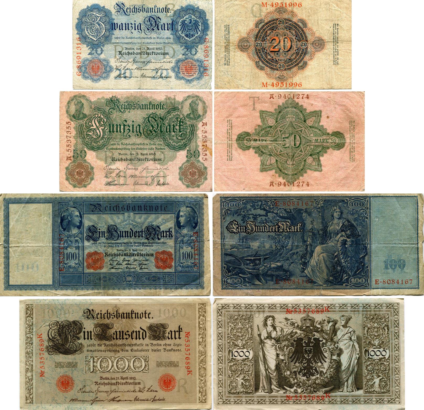 German coins and currency