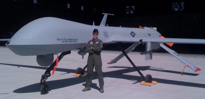 Grace Anderson and MQ-1 Preditor