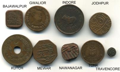 Indian States coin collection