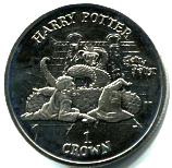 Isle of Man 1 Crown 2002 Harry Potter coin