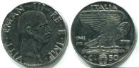 Fascist Italy 50 Centesimi from World War II