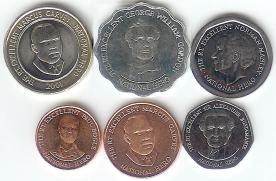 Jamaica coin set
