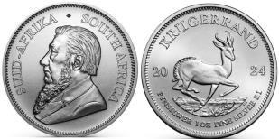 South Africa 1 troy ounce silver Krugerrand