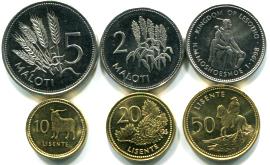 Lesotho coin set