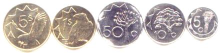 Namibia coin set
