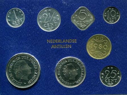 Netherlands Antilles 1980 Mint Set