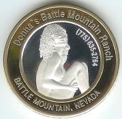 Nevada Brothel Token: Donna's, Battle Mountain
