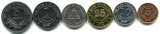 Nicaragua 2002 coin set