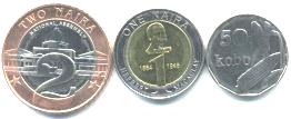 Nigeria 2006 3 coin set