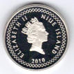 Common obverse to Niue 2010 coins show Queen Elizabeth
