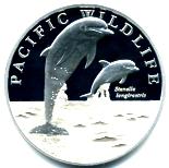 Niue 2 Dollars 2009 Spinner Dolphins silver coin