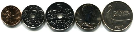 Norway coin set issued in 2000