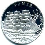 Palau 5 Dollars 2009 sailing ship Pamir
