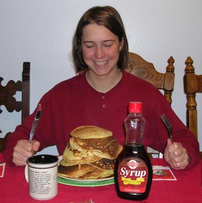 Grace gets a home cooked meal