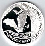Poland 20 Zlotych 2010 Lesser Horseshoe Bat