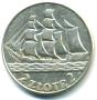 Poland 2 Zlote 1936 Gdynia seaport