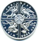 Poland silver Proof 10 Zlotych Holy Year - Gospel Writers, 2000