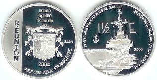 Reunion 1 1/2 Euro Aircraft carrier Charles DeGaulle Reunion 1 1/2 Euro Aircraft carrier Charles DeGaulle