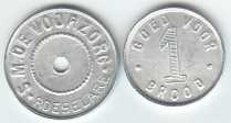Roselare Belgium bread tokens