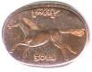 Coins of Middle Earth: Rohaun (Rouhan, Rowan) copper Foal