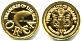 Click for larger image of Sealand Gold Dollar coin Sealand gold 1 Dollar 1994 features Orca
