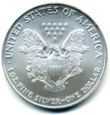 United States silver Eagle