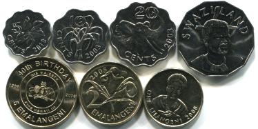 Swaziland coin set