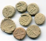 Persian Gulf area terra-cotta tokens, 11th-12th century AD