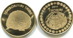 Tomboriyiri Tribe 1 Mobiri 2011 coin