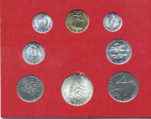 Vatican Mint Set of Pope Paul IV