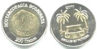 Wallis et Futuna bi-metallic 200 Francs 2011