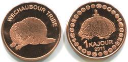 Wechaubour Tribe 1 Kajour 2011 coin